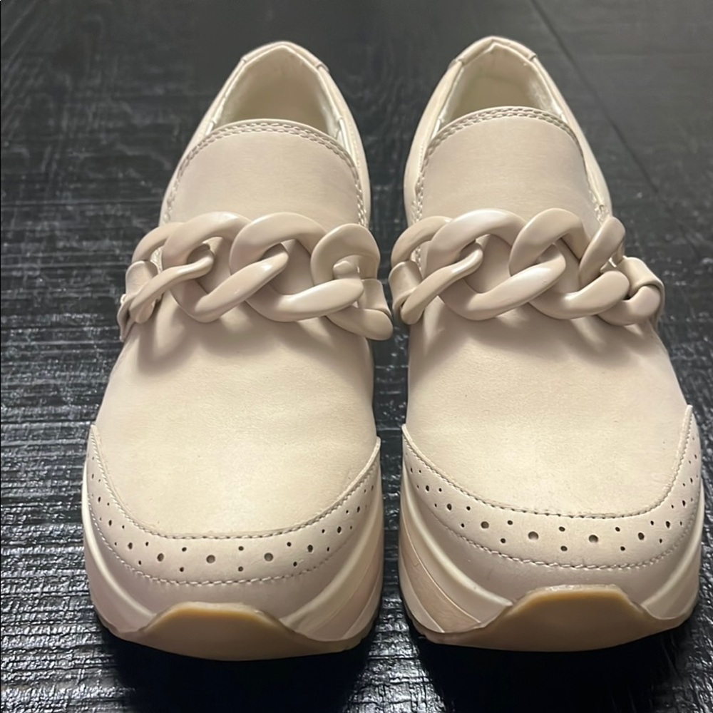 DV by Dolce Vita Cream Flats with Braided Detail